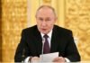 Путин ответил на письмо Зеленского