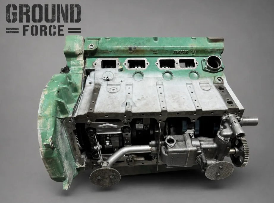 GROUND FORCE начала восстановительный ремонт тяжелых двигателей для техники Сил обороны