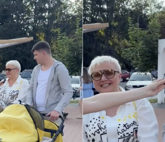 Украинка, которая старше своего мужа на 28 лет, «разорвала» сеть (видео)
