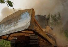 В Чернобыльской зоне на десятый день потушили одну из очагов пожара на 130 га