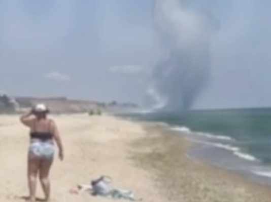 На пляже Одесщины раздался мощный взрыв: что произошло в Грибовке, — ВИДЕО