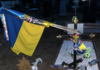 Свергнутый флаг и разбросанные лампадки: в Одесской области расследуют надругательство над могилой воина