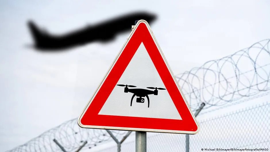 Восемь крупнейших аэропортов Германии срочно оснащают системами защиты от дронов