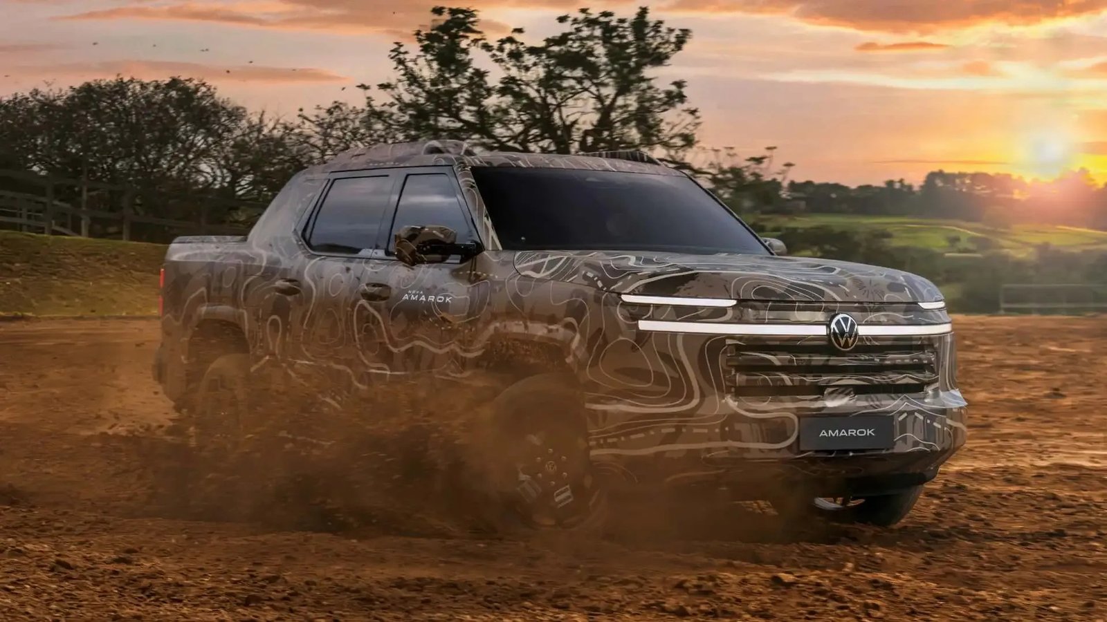 Китайский немец: новый пикап Volkswagen Amarok впервые показали на фото