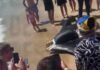 В Одессе на берег вынесло обломки дрона: ребенок утащил с собой часть беспилотника (видео)