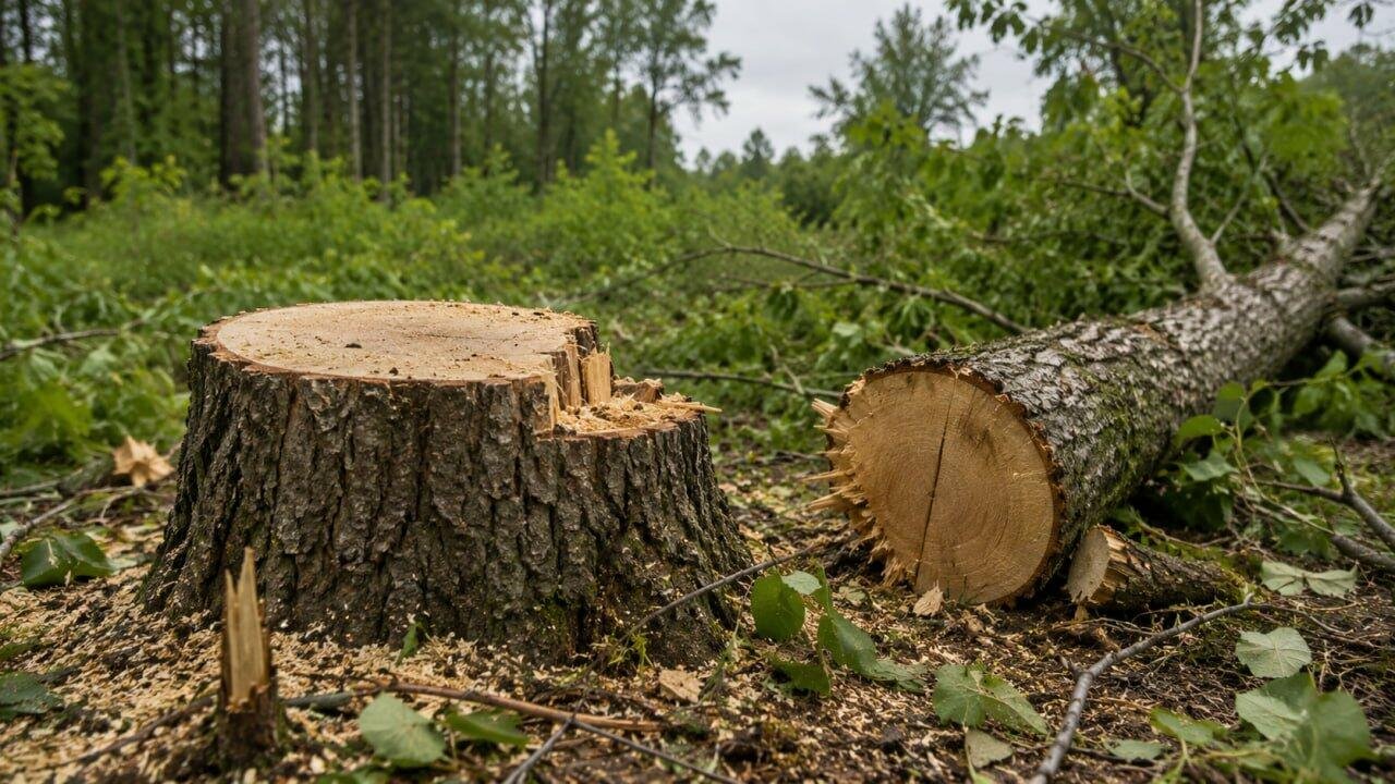 Одно дерево — почти 35 тысяч гривен убытков: в Одесской области разоблачили незаконную рубку