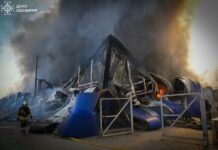 Масштабный пожар в «Эпицентре» Одессы: огонь охватил 35 тысяч квадратных метров