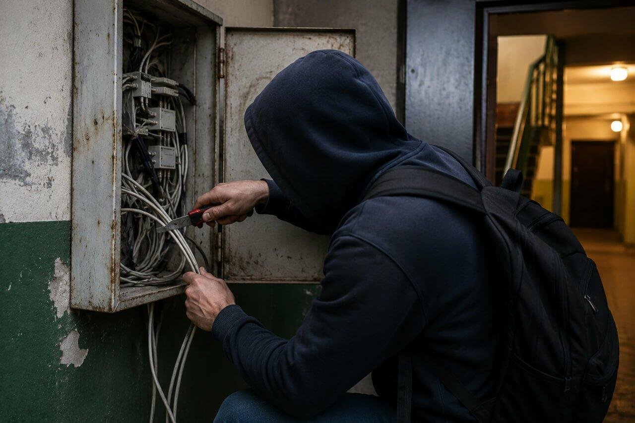 С ножом против интернета: в Одессе мужчина покидал дома без связи