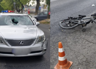 ДТП на улице Семена Палия в Одессе: автомобиль сбил велосипедиста