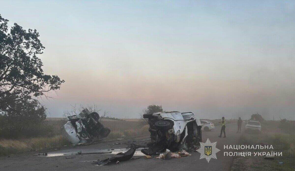 Лобовое столкновение на трассе Одесса – Николаев: трое погибших и семь раненых