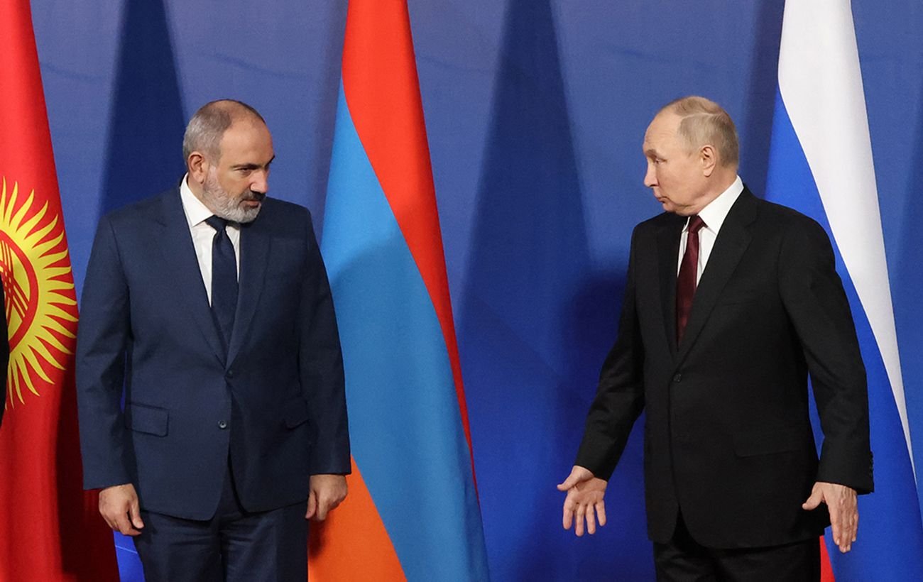 Путин и Пашинян сцепились из-за курса Армении на ЕС