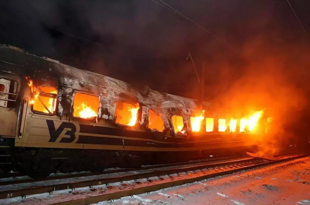 Российский дрон попал возле поезда Одесса-Днепр: что известно