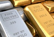 Золото подорожало до 4144 долларов, серебро — до 59,54 доллара на фоне напряжённости между США и Ираном