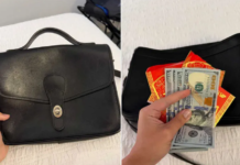 Девушка купила старую сумку за $35, но внутри ее ждала неожиданная находка