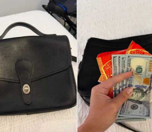 Девушка купила старую сумку за $35, но внутри ее ждала неожиданная находка