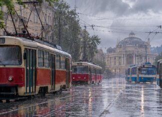 Трамваи стали, троллейбусы изменили направления: что происходит с электротранспортом в Одессе из-за дождя
