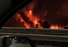 Ростов в огне после атаки дронов: что произошло возле нефтяного терминала (видео)