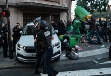 Во Франции во время протестов задержали более 1800 человек, митинги охватили соседнюю страну
