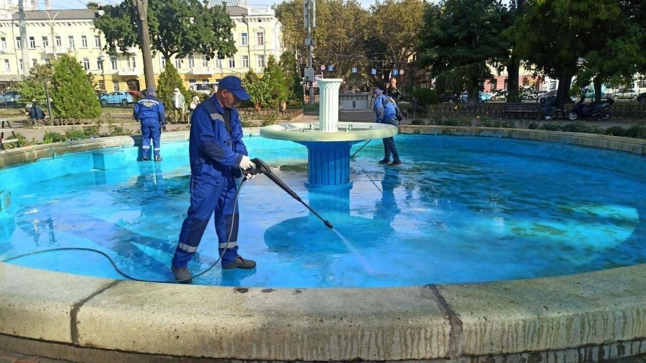 В Одессе выключают фонтаны: уже прекратили работу до весны