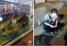 В Одессе женщина локтем разбила витрину кафе-бара: ее задержали патрульные