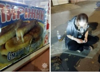 В Одессе женщина локтем разбила витрину кафе-бара: ее задержали патрульные