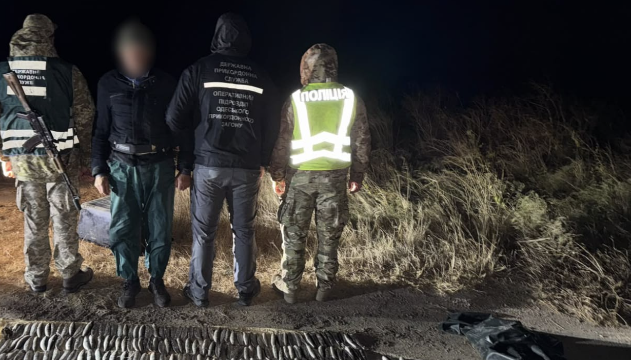 Более полутысячи сингилов в сетках: в Одесской области разоблачили предполагаемого браконьера